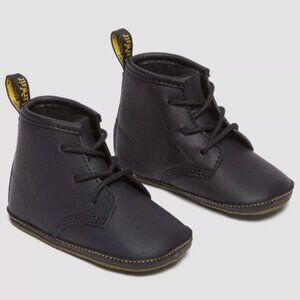 NWT Dr. Martens Baby 1460 Auburn Leather Booties